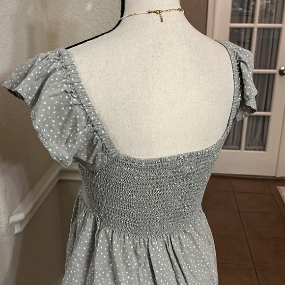 Japna green & white polka dot top Size XS - Picture 10 of 15